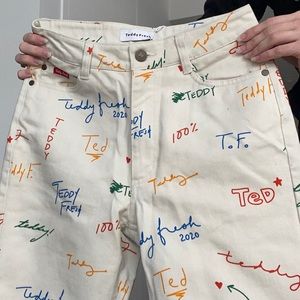 TEDDY FRESH LOGO JEANS size 24